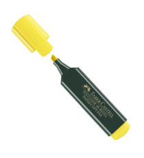 Evidenziatore Textliner 48 - punta a scalpello - tratto 1,0-3,0-5,0mm - giallo - Faber-Castell