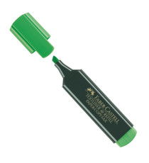 Evidenziatore Textliner 48 - punta a scalpello - tratto 1,0-3,0-5,0mm - verde - Faber-Castell
