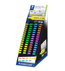 Evidenziatore Textsurfer® Classic - punta a scalpello - tratto 1,0-5,0mm - colori assortiti - Staedtler - expo 60 pezzi