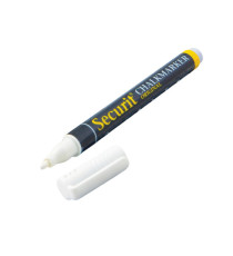 Marcatore a gesso liquido - punta fine da 1,00-2,00 mm - bianco - Securit - conf. 4 pezzi