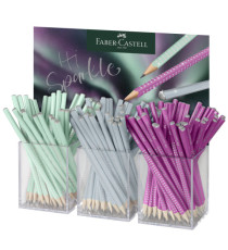 Matite grafite Sparkle Aurora - colori assortiti - Faber-Castell - expo da 144 pezzi