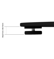 Multibrackets - Piantana da pavimento 46-65 - Vesa 700x400 - Max 50kg - regolabile in altezza fino a 180 cm