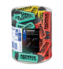Norix® Eraser - colori assortiti - barattolo 30 pezzi