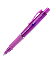 Penna a sfera Poly Ball view Aurora - fusto colori assortiti - Faber-Castell - expo da 24 pezzi