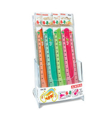 Righello Flexi - 15 cm - colori assortiti - Arda - expo 15 pezzi