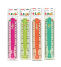 Righello Flexi - 15 cm - colori assortiti - Arda - expo 15 pezzi