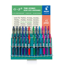 Roller G2+ - punta 0,7mm - colori assortiti - Pilot - expo 72 pezzi