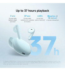 Auricolari Xiaomi Redmi Buds 8 Active Blue Bluetooth 5.4 True Wireless Stereo (TWS) In-ear Musica e Chiamate Bluetooth IPX4