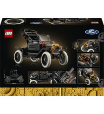 Lego Icons - Ford Model T - Lego 11376 Modello di Auto Retrò Ruote Alte e Parabrezza Apribile 1060pz Anni 18+