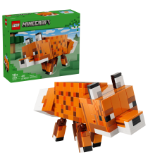 Lego Minecraft - La Volpe - Lego 21588 Volpe Minecraft snodabile 497pz Anni 10+