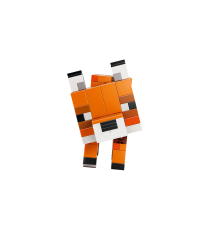 Lego Minecraft - La Volpe - Lego 21588 Volpe Minecraft snodabile 497pz Anni 10+