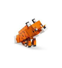 Lego Minecraft - La Volpe - Lego 21588 Volpe Minecraft snodabile 497pz Anni 10+