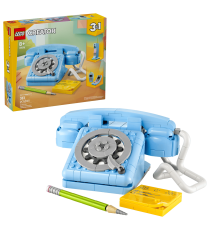 Lego Creator 3in1 - Telefono retrò - Lego 31174 Trasforma in 3 diversi modelli in stile retrò Anni 8+ 383pz