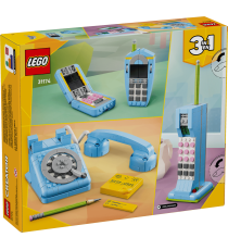 Lego Creator 3in1 - Telefono retrò - Lego 31174 Trasforma in 3 diversi modelli in stile retrò Anni 8+ 383pz