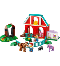 Lego Disney Pixar - Il ranch dei cavalli di Blaze -  Lego 43304 con Woody e Jessie 3 Cavalli e un Maiale 209pz Anni 4+