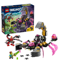 Lego DREAMZzz - Scorpione escavatore - Lego 71513 Trasformabile in Figura di Vespa - con 3 Minifigure e Creatura Anni 7+ 505pz
