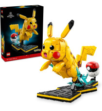 Lego Pokemon - Pikachu e Poké Ball - Lego 72152 Pikachu ha orecchie e arti snodabili  2050pz Anni 18+