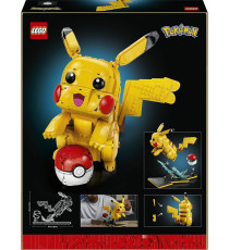 Lego Pokemon - Pikachu e Poké Ball - Lego 72152 Pikachu ha orecchie e arti snodabili  2050pz Anni 18+