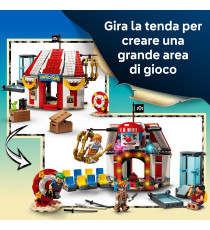 Lego One Piece - La tenda del circo di Bagy il Clown - Lego 75637 con Luffy, Nami e Zoro Anni 8+ 573pz