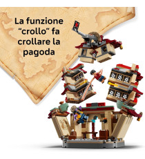 Lego One Piece - Battaglia ad Arlong Park - Lego 75638 5 Minifigure tra cui Luffy e Nami, e una Pagoda che Crolla Anni 9+ 926pz