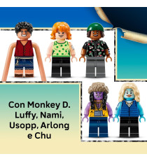 Lego One Piece - Battaglia ad Arlong Park - Lego 75638 5 Minifigure tra cui Luffy e Nami, e una Pagoda che Crolla Anni 9+ 926pz
