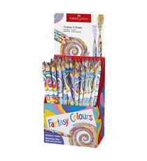 Matite Fantasy Colours - colori assortiti - Faber-Castell - expo da 84 pezzi