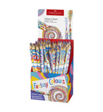 Matite Fantasy Colours - colori assortiti - Faber-Castell - expo da 84 pezzi