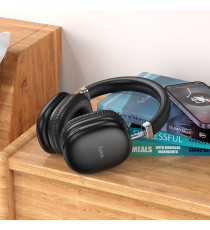 Cuffie Bluetooth Wireless HOCO W35 Max Silver – Autonomia fino a 90 Ore, Bluetooth 5.3 stabile e veloce, Supporto TF Card e AUX