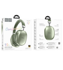Cuffie Bluetooth Wireless HOCO W35 Max Green – Autonomia fino a 90 Ore, Bluetooth 5.3 stabile e veloce, Supporto TF Card e AUX