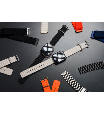 Smartwatch Titmo E-100 rosa, Bluetooth IP68 con Display 1,83” e Chiamate Bluetooth, con funzioni salute, sport