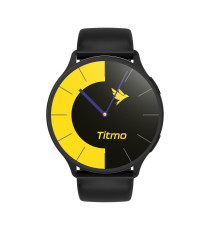 Smartwatch Titmo O-200 nero, premium con display AMOLED, GPS integrato e chiamate Bluetooth, Autonomia fino a 10 giorni
