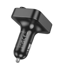 Trasmettitore Bluetooth Auto Hoco E85 con USB-C PD + QC3.0 38W, Bluetooth 5.4, musica wireless, vivavoce