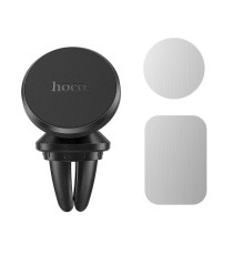 Supporto auto magnetico Hoco Ligue CA81 nero per griglia di aerazione, compatto e resistente per smartphone, antigraffio