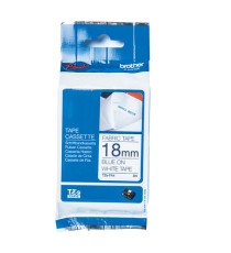 Brother - Nastro in tessuto stirabile - Blu/Bianco - TZEFA4 - 12m