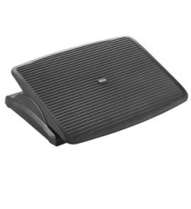 Poggiapiedi ergonomico Bold - inclinazione regolabile - 47 x 35,5 x 9,5 cm - nero - Titanium