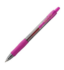 Roller gel a scatto G-2+ - punta 0,7mm - rosa - Pilot