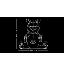 Lego Disney - Winnie the Pooh -  Lego 43300 Decorazione di Casa con Vaso di Miele, Minifigure 1399pz Anni 18+
