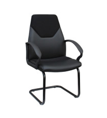 Seduta visitatore Guru GRV - con braccioli inclusi - nero - Unisit