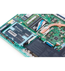 Hard disk Verbatim Vi550 S3 SSD 128GB Unità allo Stato Solido da 7 mm SATA III 2,5” Interna, velocità di lettura fino a 550 MB/s