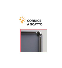 Cornice a scatto ST - autoportante - monofacciale - 70 x 100 cm