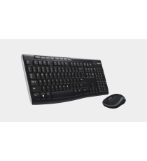 Kit Tastiera e Mouse Logitech MK270 920-004511 wireless USB Nano Receiver, mouse comodo e compatto