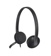 Cuffie Logitech Stereo H340 con microfono per computer 981-000475 Usb-A Cancellazione Rumore Comfort per Tutta la Giornata