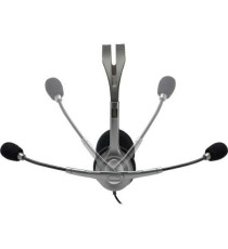 Cuffie Logitech Stereo H111 con microfono per computer 981-000593 cablate Cancellazione Rumore, ‎Jack Audio da 3.5 mm