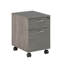 Cassettiera Easy - 1 cassetto + 1 classificatore - con ruote - 41,8 x 52 x 59,5 cm - frassino toscano