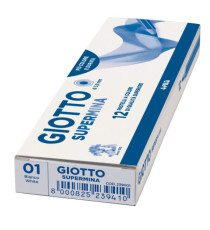 Pastello Supermina - mina 4 mm - bianco 01 - Giotto