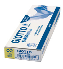 Pastello Supermina - mina 4 mm - giallo limone 02 - Giotto