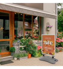 Cavalletto Heavy Base Outdoor - bifacciale - A1 - Durable