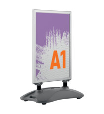 Cavalletto Heavy Base Outdoor - bifacciale - A1 - Durable