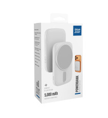 Power bank magnetico Blue Star Slim DG-P8 15W 5000 mAh compatibile MagSafe bianco ricarica fast USB-C wireless fino a 15W