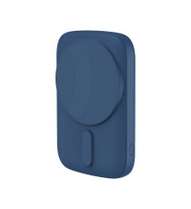 Power bank magnetico Blue Star Slim DG-P8 15W 5000 mAh compatibile MagSafe blu ricarica fast USB-C wireless fino a 15W
